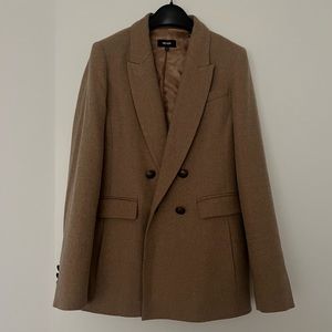 Stunning Beige Wool Blazer